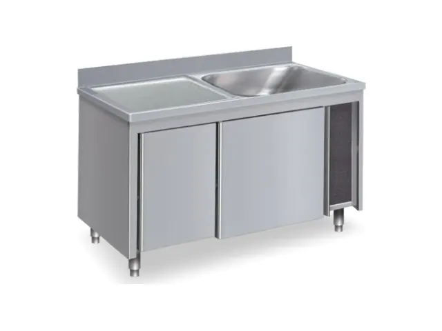 Single Bowl Sink Counters with Cupboard Base