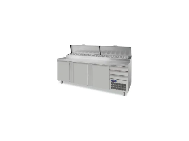 PPD Series Pizza Preparation Counter with Neutral Drawers